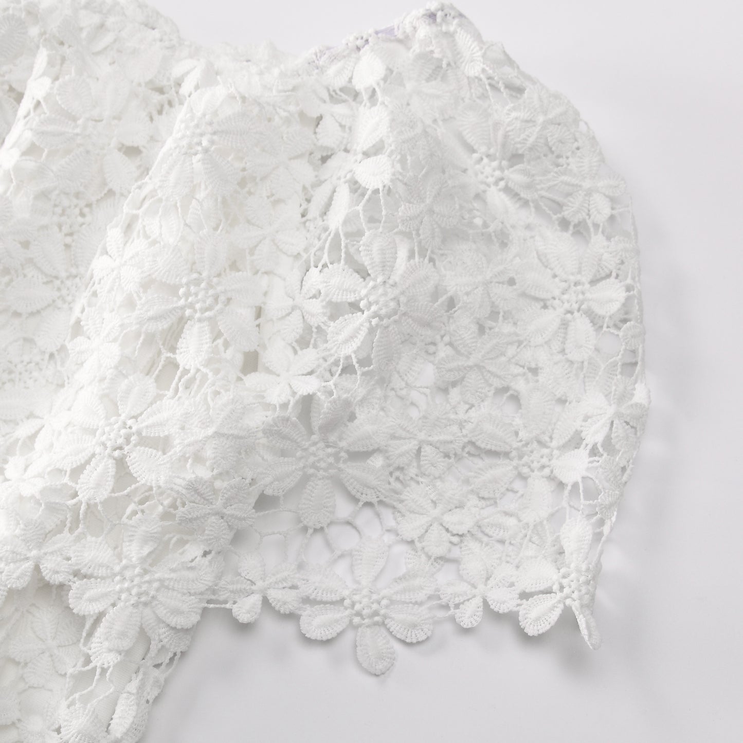 White 3D Floral Lace Off-Shoulder Dress | Elegant Bodycon Midi | Wedding Guest Bridal Shower Dress