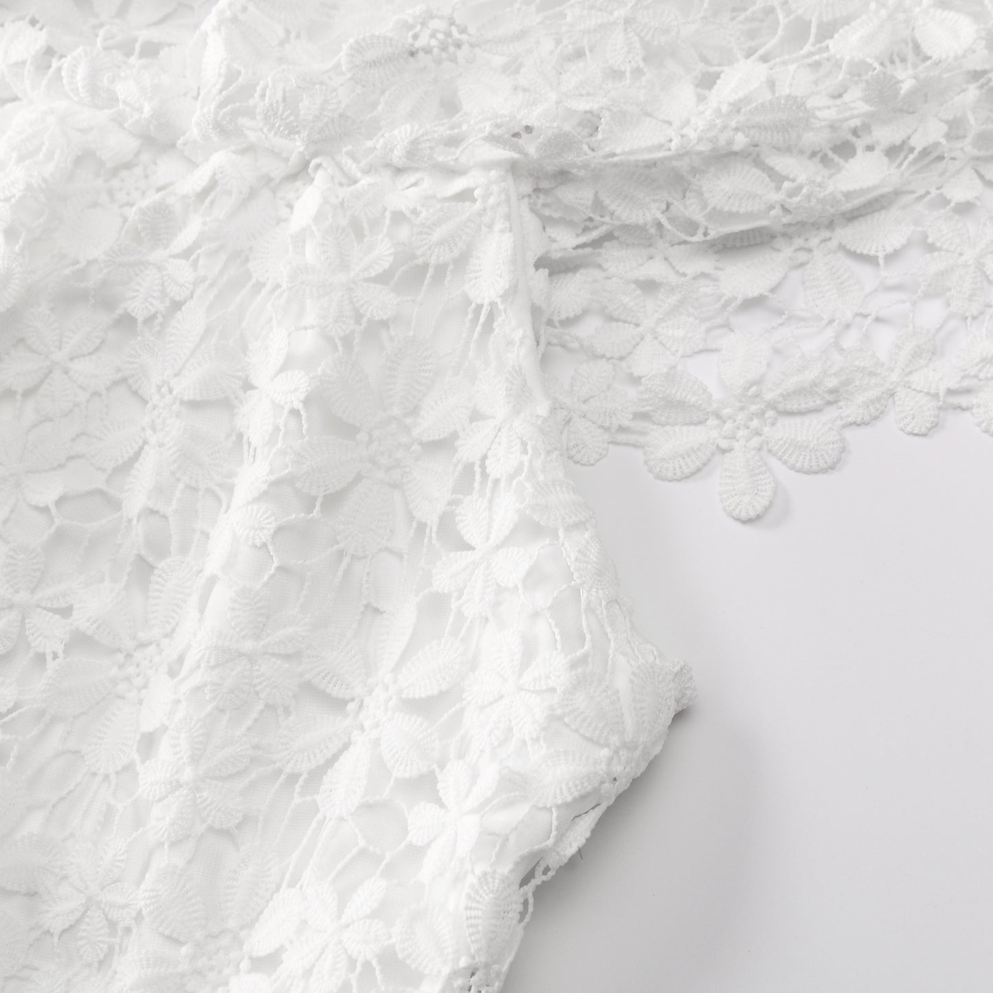 White 3D Floral Lace Off-Shoulder Dress | Elegant Bodycon Midi | Wedding Guest Bridal Shower Dress