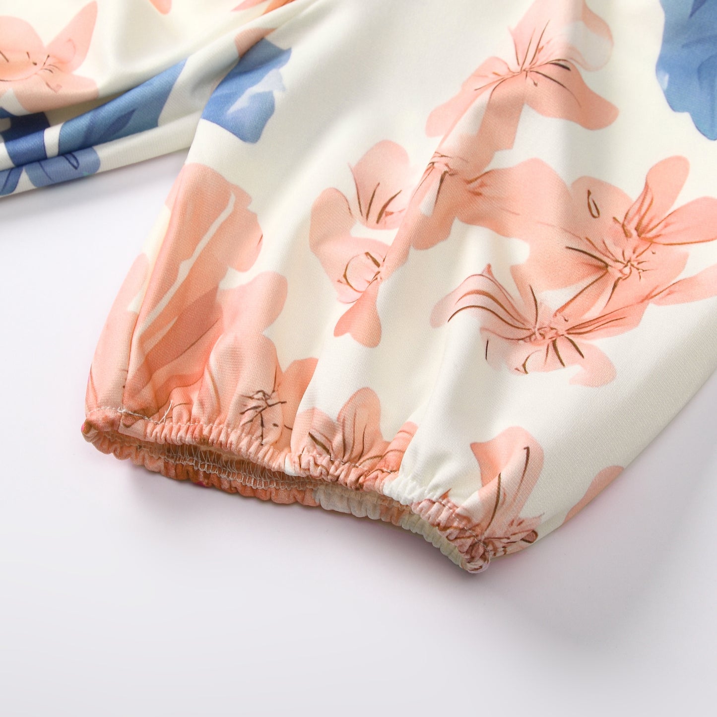 Pink Floral Square Neck Maxi Dress | 2 Colors | Puff Sleeve Ruched Bodice | Tropical Garden Party Wedding Guest Dress